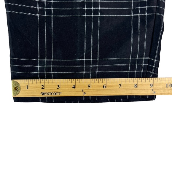 Immersion Research Bermuda Shorts Womens Size 6 Plaid Black White - Picture 7 of 7